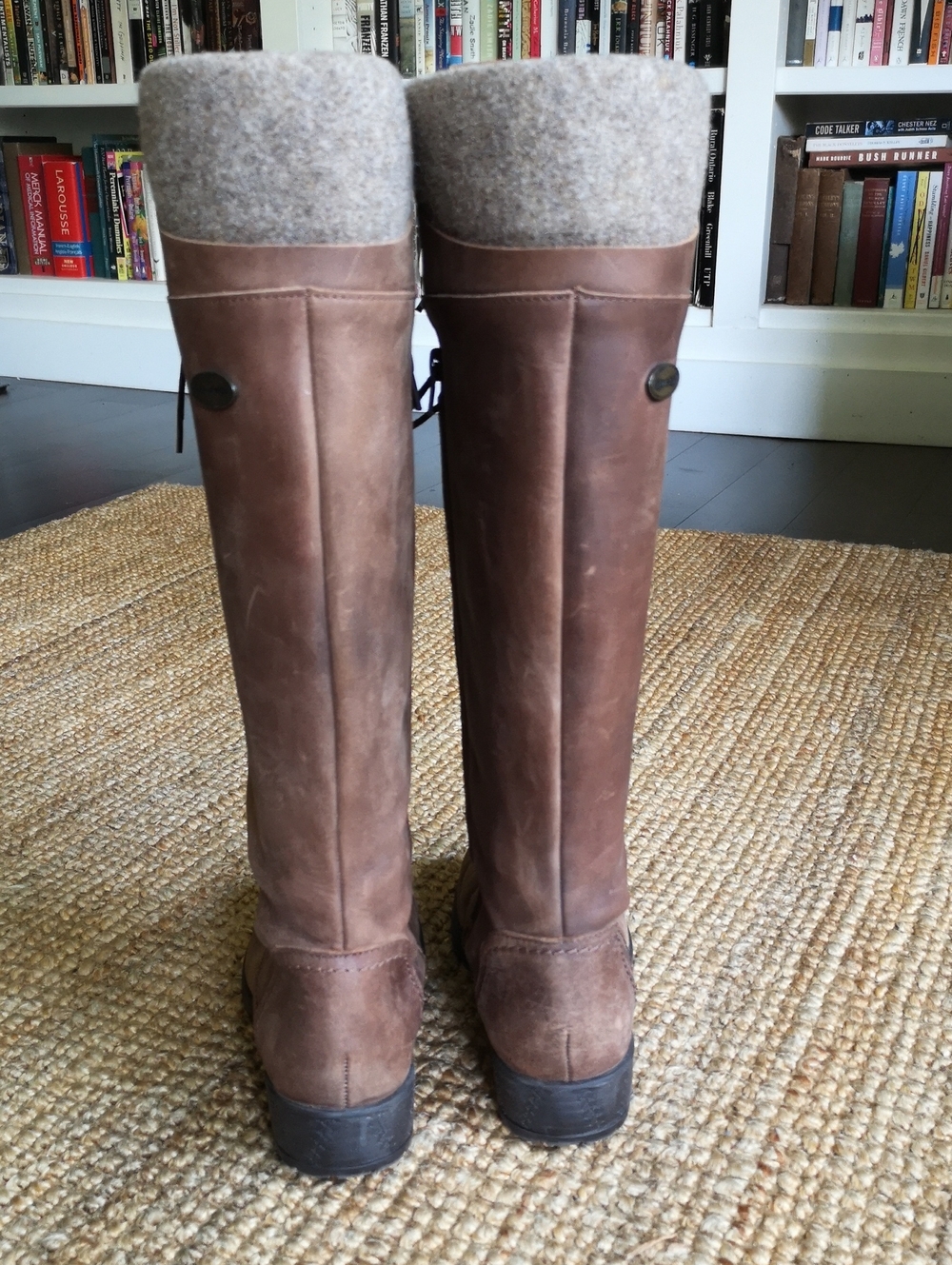 Made in Portugal tall brown leather boots - Picture 10 of 16